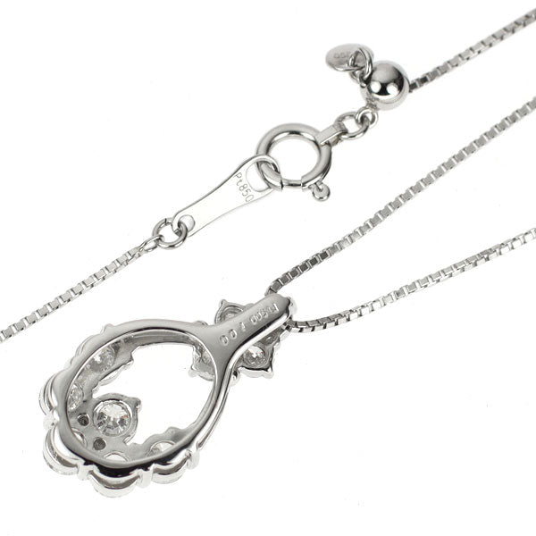 Pt900/ Pt850 ダイヤモンド ペンダントネックレス 1.00ct