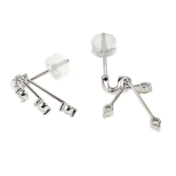 K18WG ダイヤモンド ピアス 0.30ct