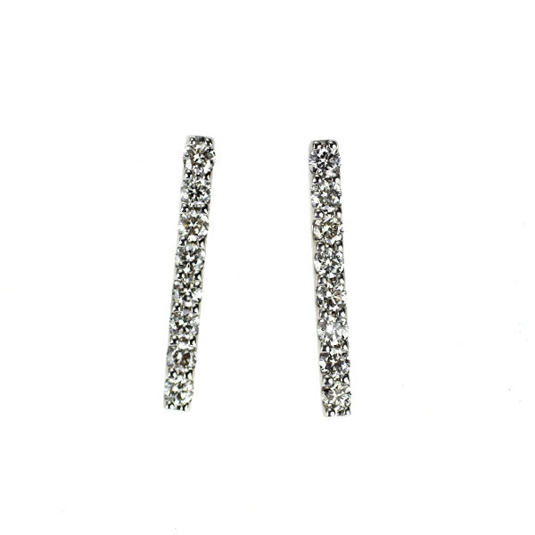 Pt900 ダイヤモンド ピアス 0.26ct