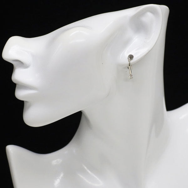 K18WG ダイヤモンド ピアス 0.50ct