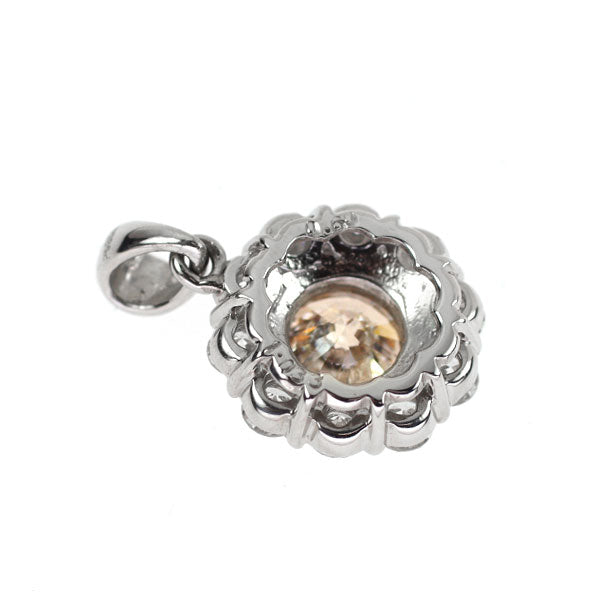Pt900 ダイヤモンド ペンダントトップ 1.033ct LB I1 EX D0.60ct