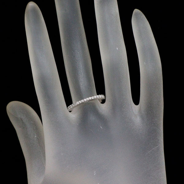 ポンテヴェキオ K18WG ダイヤモンド リング 0.18ct ハーフエタニティハート
