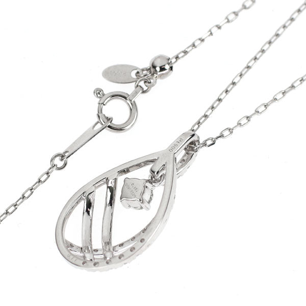 Pt900/Pt850 ダイヤモンド ネックレス 0.151ct I SI2 G D0.11ct