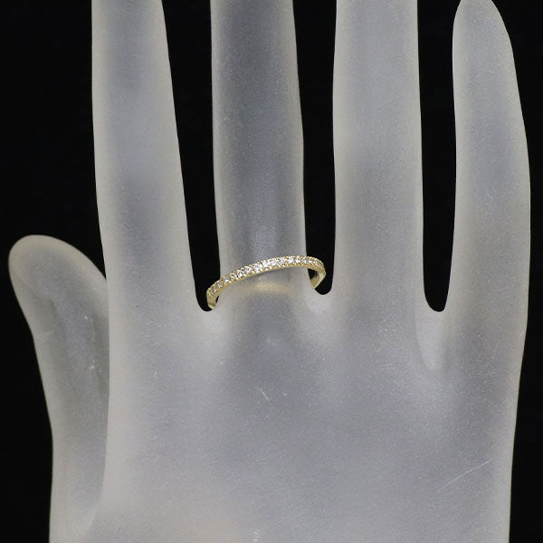 ベルシオラ K18YG ダイヤモンド リング 0.12ct ハーフエタニティ