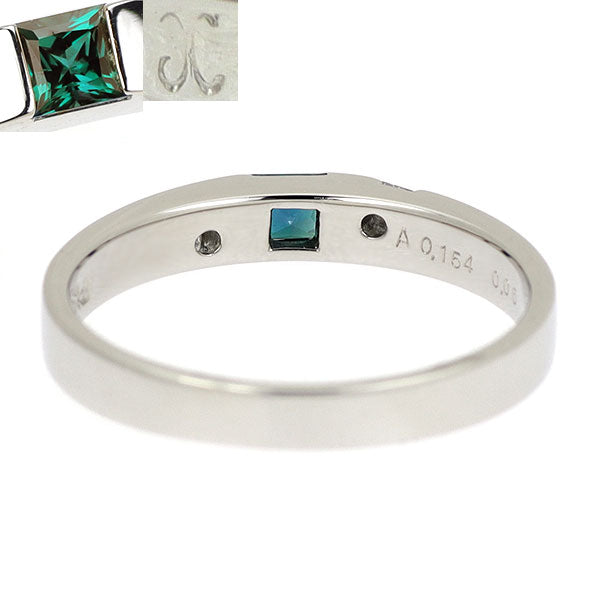 ジェムケリー 希少 Pt900 アレキサンドライト ダイヤモンド リング 0.154ct D0.06ct