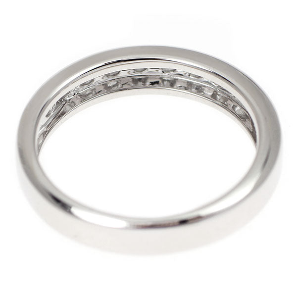 K14WG ダイヤモンド リング 0.45ct ハーフエタニティ