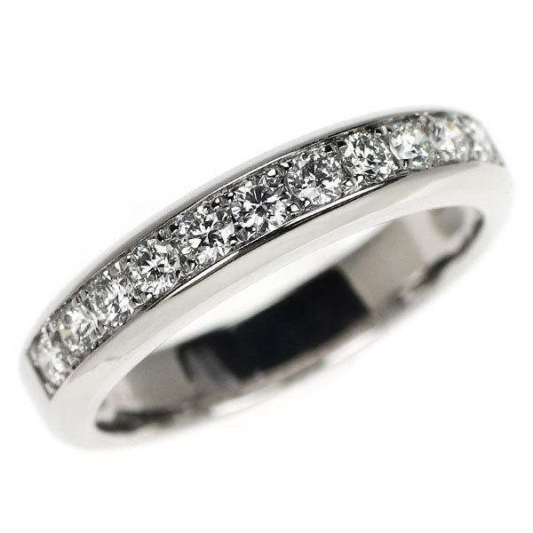 K14WG ダイヤモンド リング 0.45ct ハーフエタニティ