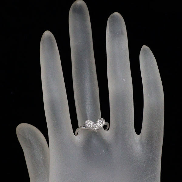 K18WG ダイヤモンド リング 0.30ct ハート