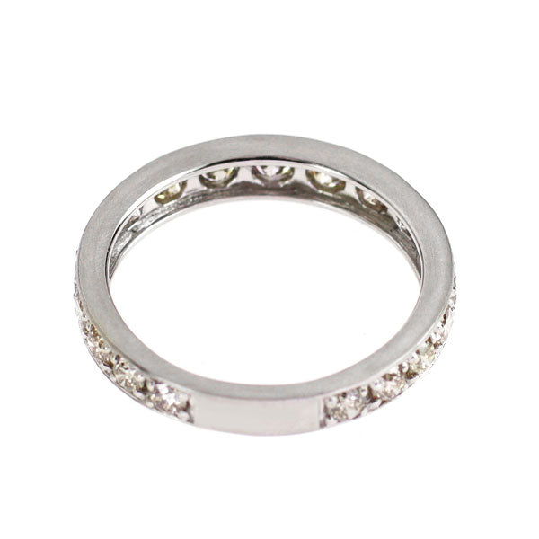 Pt950 ダイヤモンド リング 1.00ct セミエタニティ