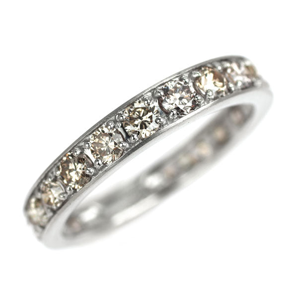 Pt950 ダイヤモンド リング 1.00ct セミエタニティ