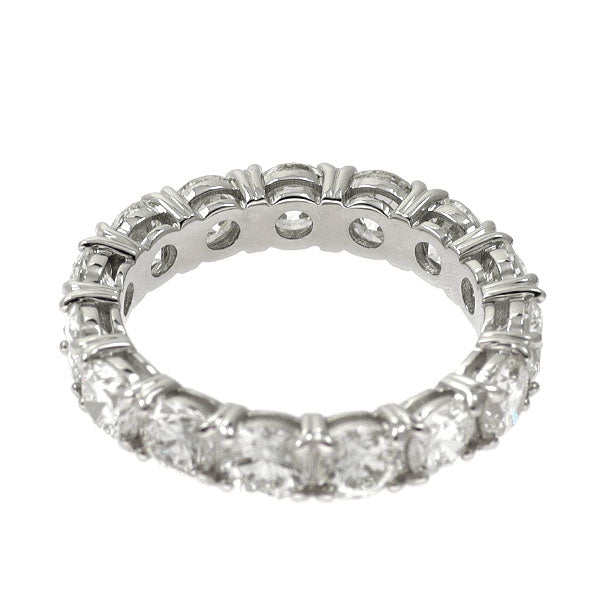 Pt900 ダイヤモンド リング 4.076ct フルエタニティ