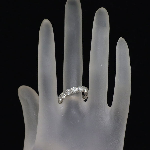Pt900 ダイヤモンド リング 4.076ct フルエタニティ