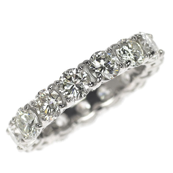 Pt900 ダイヤモンド リング 4.076ct フルエタニティ