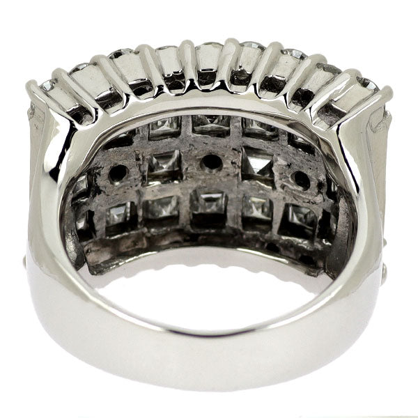 Pt900 天然ピンク/カラーレス ダイヤモンド リング 4.53ct