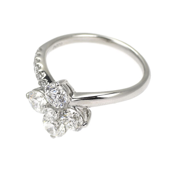 Pt900 ダイヤモンド リング 2.24ct フラワー