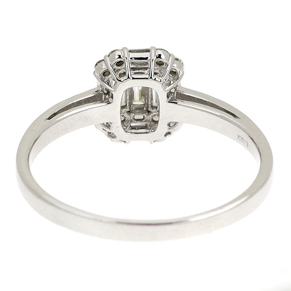 K18WG ダイヤモンド リング 0.50ct
