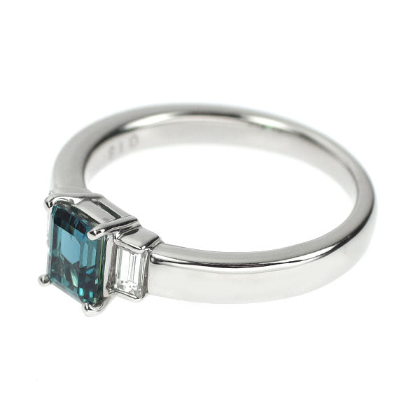 希少 Pt900 ブラジル産 アレキサンドライト ダイヤモンド リング 0.80ct D0.18ct