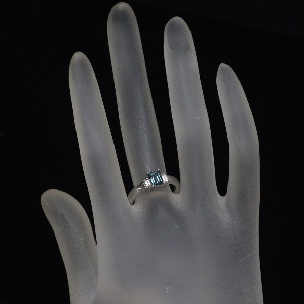 希少 Pt900 ブラジル産 アレキサンドライト ダイヤモンド リング 0.80ct D0.18ct