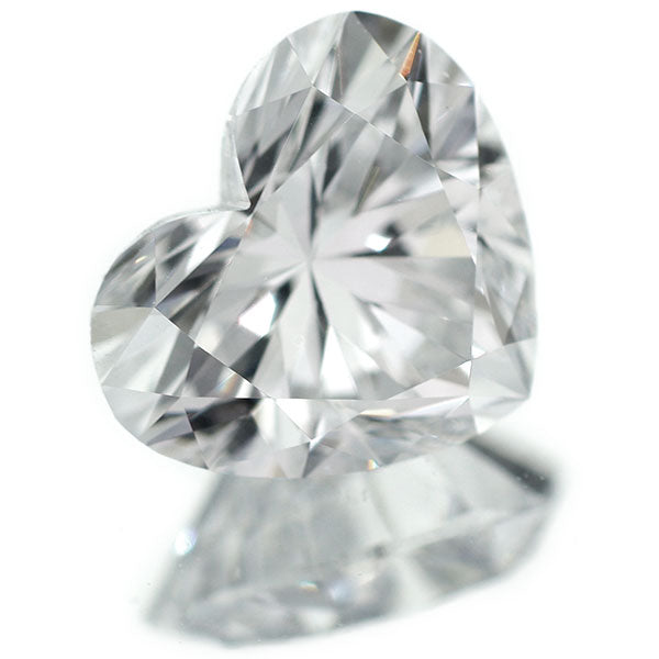 新品 タイプ2a証明付 ハートシェイプ ダイヤモンド ルース 0.460ct D IF 【エスコレ】