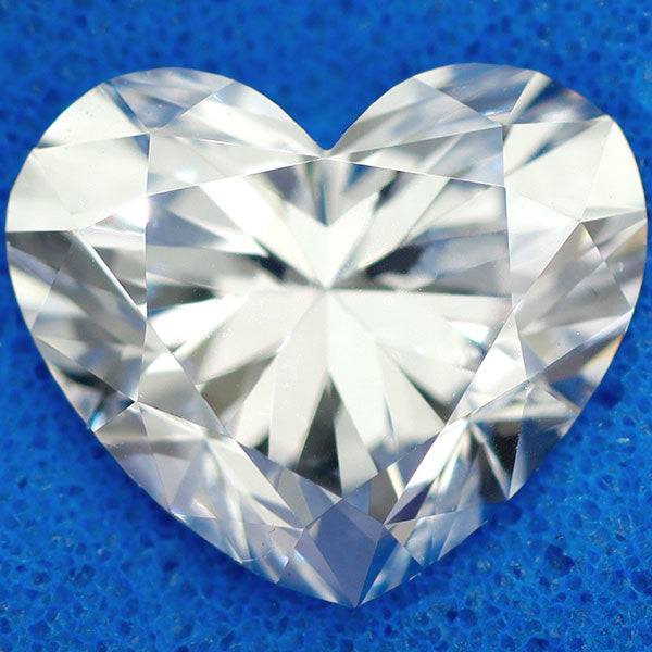 新品 タイプ2a証明付 ハートシェイプ ダイヤモンド ルース 0.460ct D IF 【エスコレ】