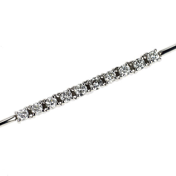 DTC K18WG ダイヤモンド ブレスレット 1.50ct LINE