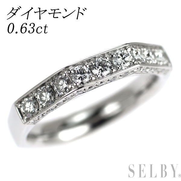 Pt900 ダイヤモンド リング 0.63ct