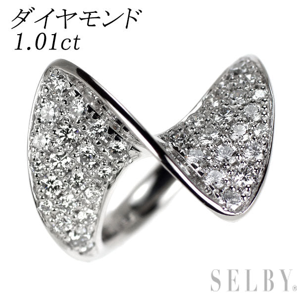 Pt900 ダイヤモンド リング 1.01ct