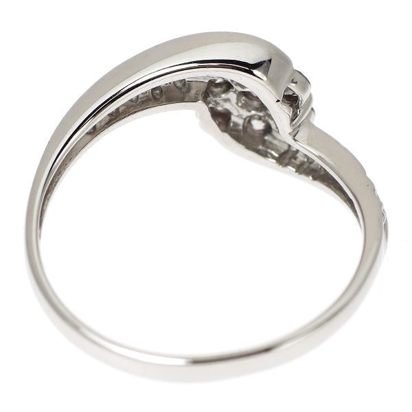 希少 Pt900 天然ピンク ダイヤモンド リング 0.34ct D0.14ct