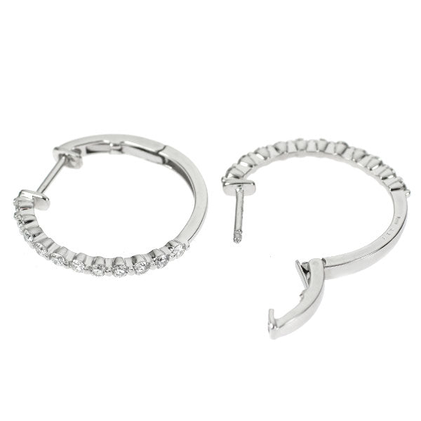 Pt900 ダイヤモンド ピアス 0.50ct フープ