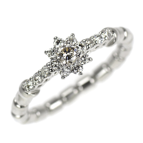 Pt900 ダイヤモンド リング 0.30ct 伸縮式