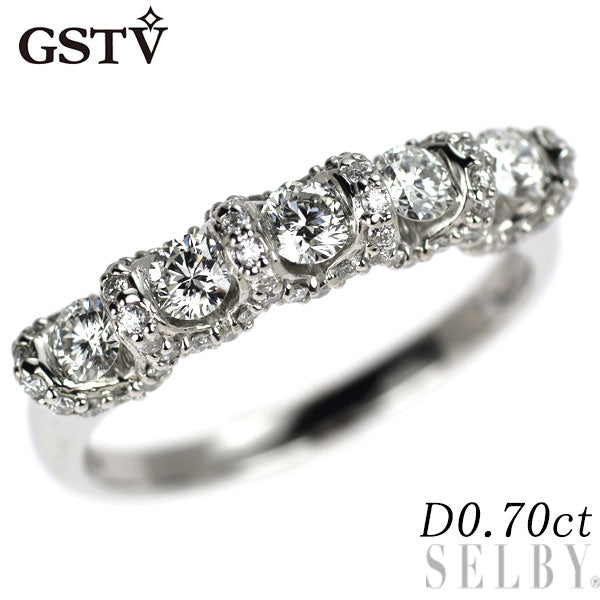 GSTV Pt950 ダイヤモンド リング 0.70ct