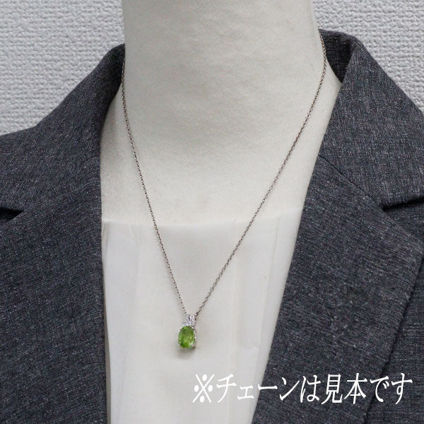GSTV Pt990 スフェーン ダイヤモンド ペンダントトップ 3.35ct D0.14ct