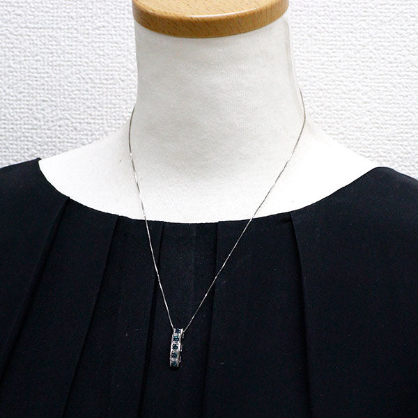 希少 Pt900/ Pt850 ブラジル産 アレキサンドライト ダイヤモンド ペンダントネックレス 0.61ct D0.15ct