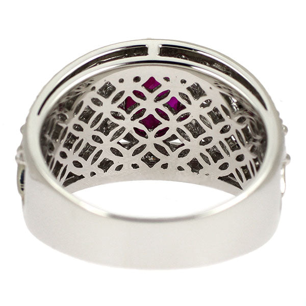 Pt900 ビルマ/ミャンマー産 ルビー ダイヤモンド リング 2.039ct D0.56ct