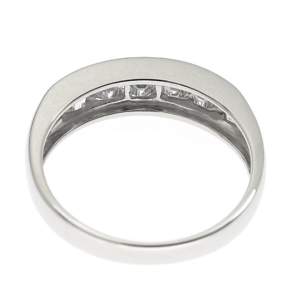 Pt900 カレカット ダイヤモンド リング 1.00ct 一文字