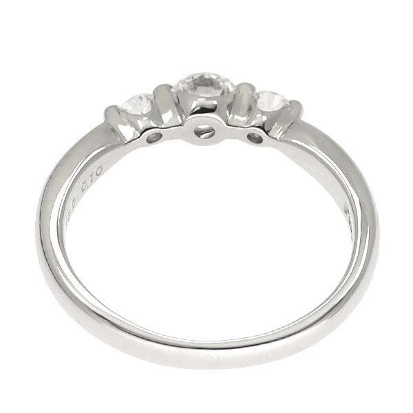 Pt900 ダイヤモンド リング 0.209ct F SI1 G D0.10ct