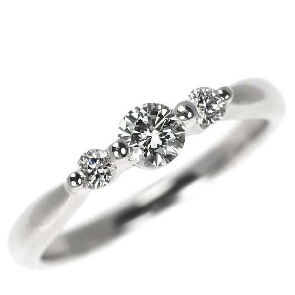 Pt900 ダイヤモンド リング 0.209ct F SI1 G D0.10ct