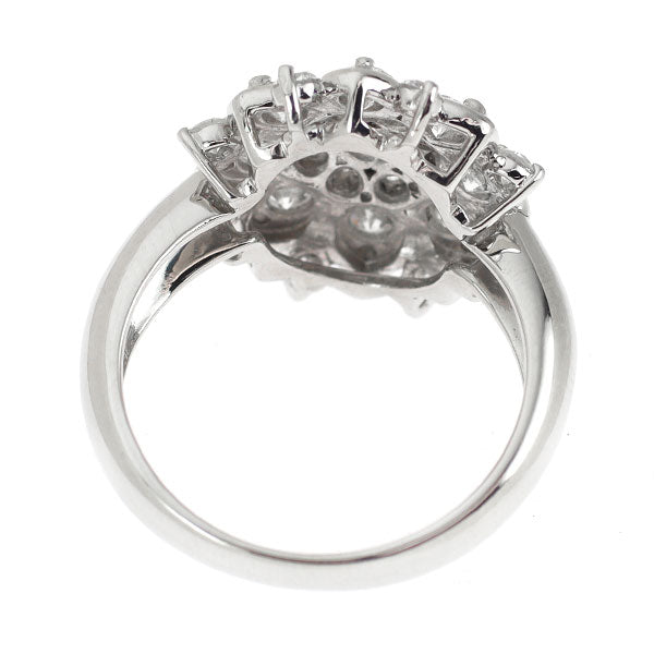 Pt900 ダイヤモンド リング 1.03ct フラワー