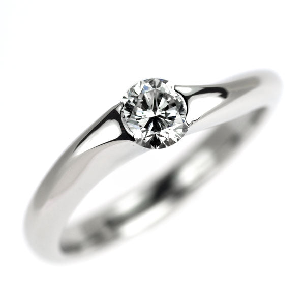 ロイヤルアッシャー Pt900 ダイヤモンド リング 0.37ct F VS1