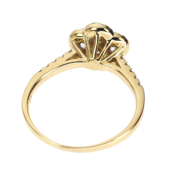 K18YG ダイヤモンド リング 1.00ct フラワー