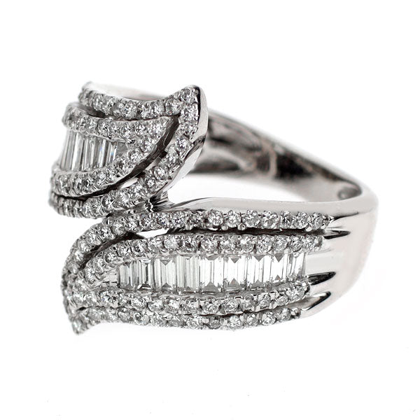 K18WG ダイヤモンド リング 1.37ct