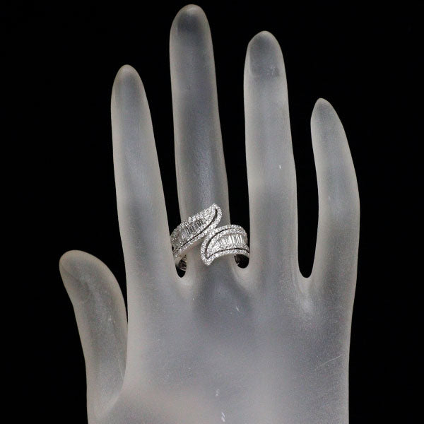 K18WG ダイヤモンド リング 1.37ct