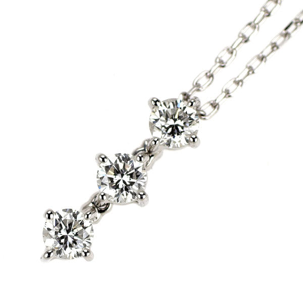 ヴァンドーム青山 Pt950/ Pt850 ダイヤモンド ペンダントネックレス 0.35ct 2WAY