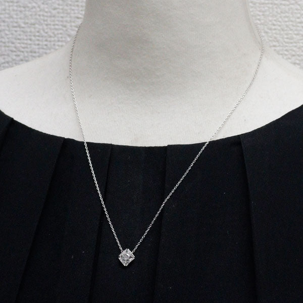 フォーエバーマーク Pt900/ Pt850 ダイヤモンド ペンダントネックレス 0.28ct D0.03ct エターナル