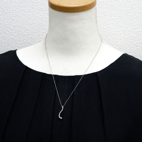 Pt900/ Pt850 ダイヤモンド ペンダントネックレス 0.38ct