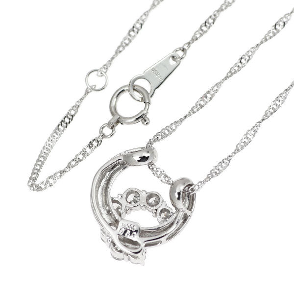 Pt900/ Pt850 ダイヤモンド ペンダントネックレス 0.50ct