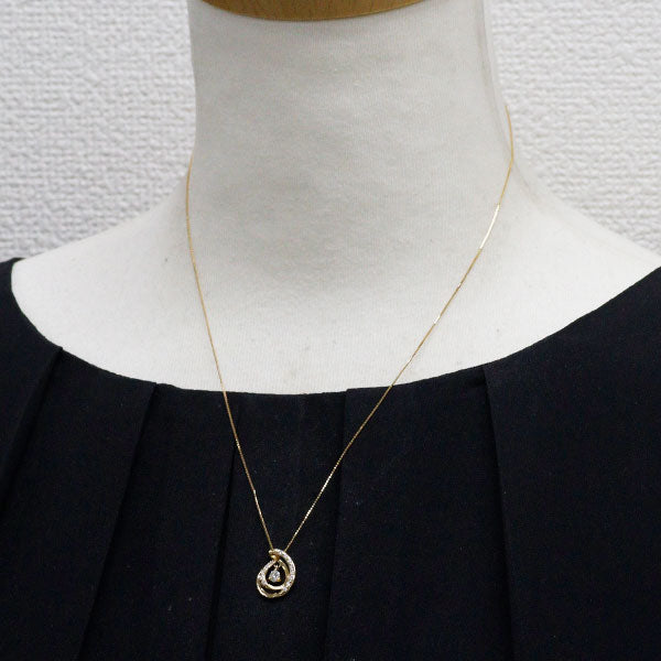 K18YG ダイヤモンド ペンダントネックレス 0.25ct