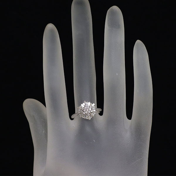 K18WG ダイヤモンド リング 0.43ct