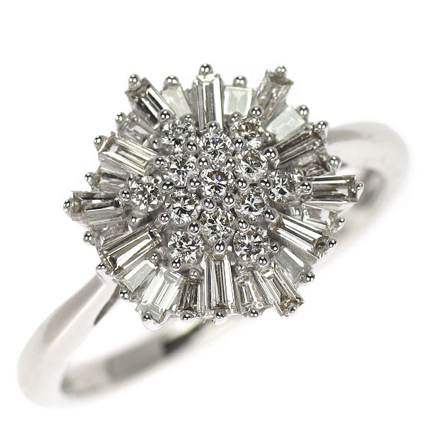 K18WG ダイヤモンド リング 0.43ct