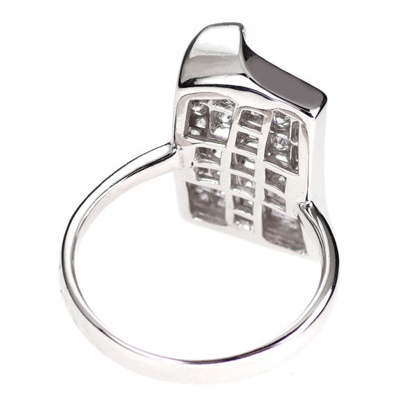 K18WG H&C ダイヤモンド リング 0.73ct